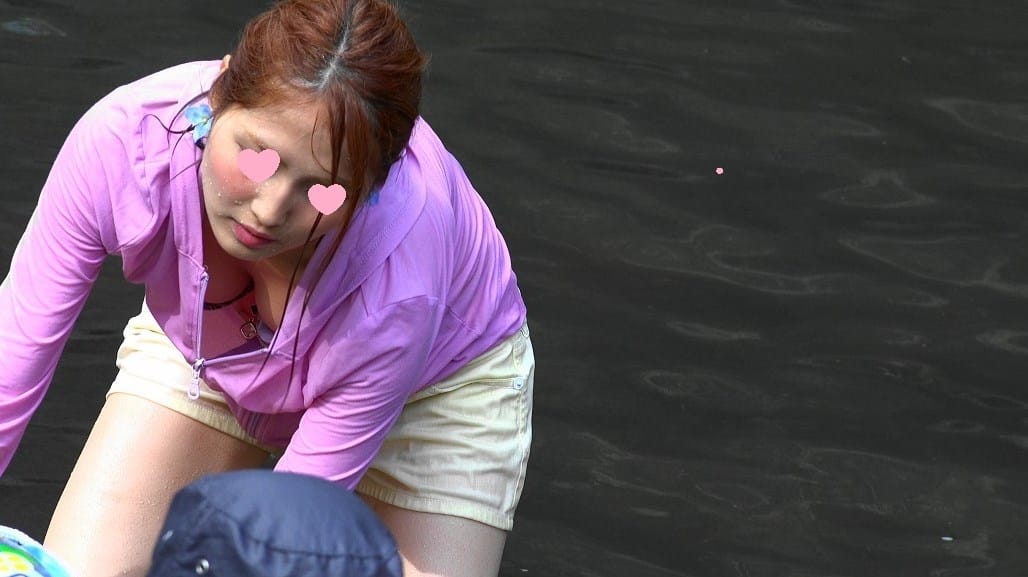 滝すべり＆川遊び（天然ウォータースライダー）高画質FULL HD