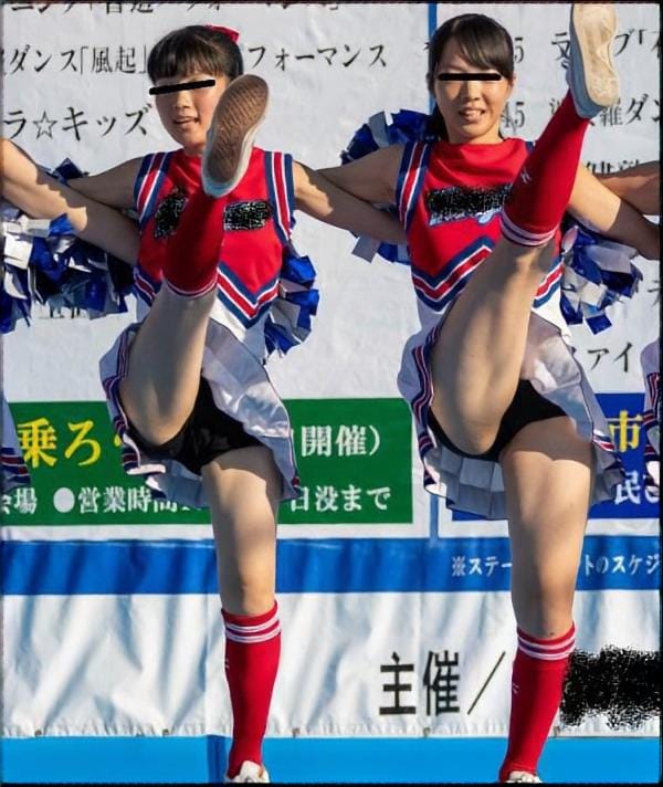 【写真高画質】チア２７　【悲報】黒スパッツだと思ったがよく見たらはみパンしていた件Part.1 Kの者