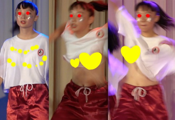 【A】026：文化祭ダンスステージで薄々Tシャツがめくれてがっつりブラモロハプニング