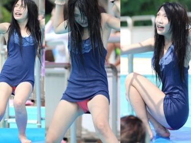 JK水着画像ap21：HIROPON（アスレチックプールでの水着JKの静止画161枚）