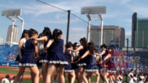 Japanese Omatsuri：大迫力の大学野球応援スタンツ！ハイキックでアンスコ全開！東京◯大学野球応援シリーズ
