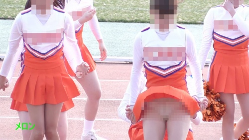 祭りだチア vol.34 衝撃！白P全開！お嬢様、何かお忘れですよ!!!JDチアリーディング：メロン