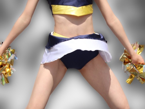 Jr.チア16【静止画379枚+FHD動画、元気美少女達、大開脚、薄手アンスコ他】：カメコ屋