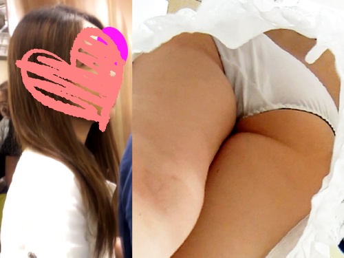 高画質パンチラ世界006　[4K]激カワギャルの生白パン＆背中ぶち抜き！イカツイ彼ピの隣で緊張の勝負！：堕天使