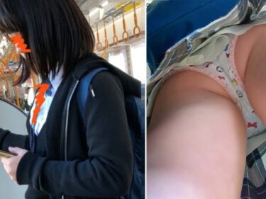 C008 ロリ系JC風第二弾！ふんわり女子のつるつる肌から眺めるおぱんちゅに興奮！思わず声掛け：カルネ