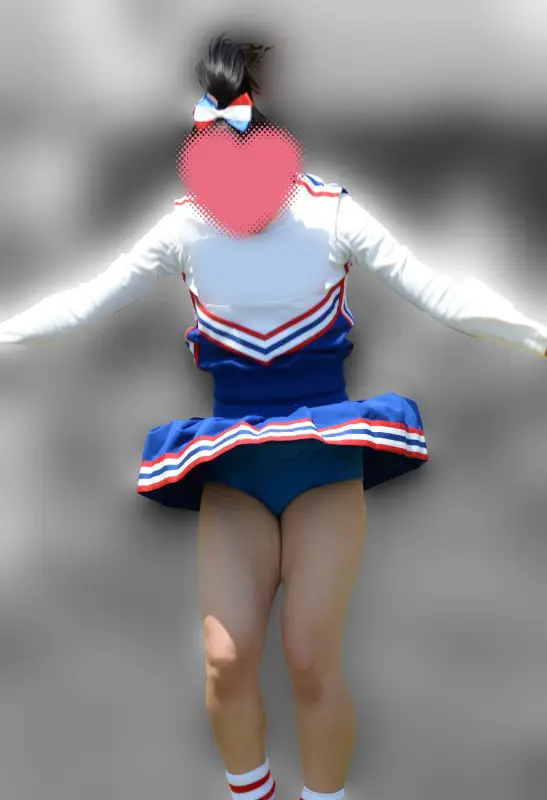 スマイル抜群!地方の青色ア〇スコチア② ~見事なVジャン開脚!美脚揃いのチア~ 画像つき詳細レビュー