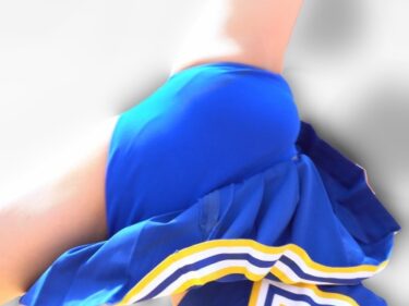 祭りだチア vol.91 【4K】 可愛らしいKチアダンス！続編 腰振りで三角地帯がチラッと見えて最高です！:メロン