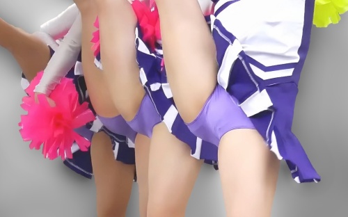 祭りだチア vol.103 【4K】 華麗なる演技のKチアダンス Y字バランスも素敵です♡：メロン