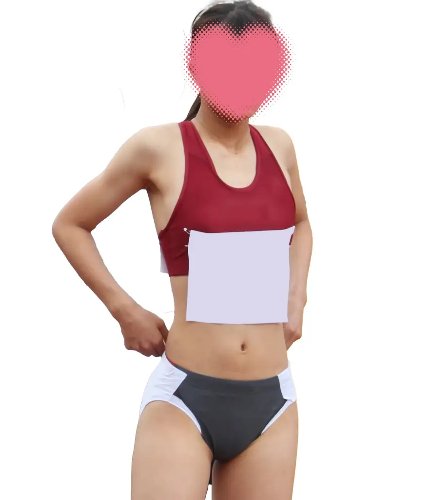 【AIリマスター】AIR_0421_03 大きめスパッツだった有名美人選手がブルマになったらフロント部分のシワシワがうまく隠せて 画像つき詳細レビュー