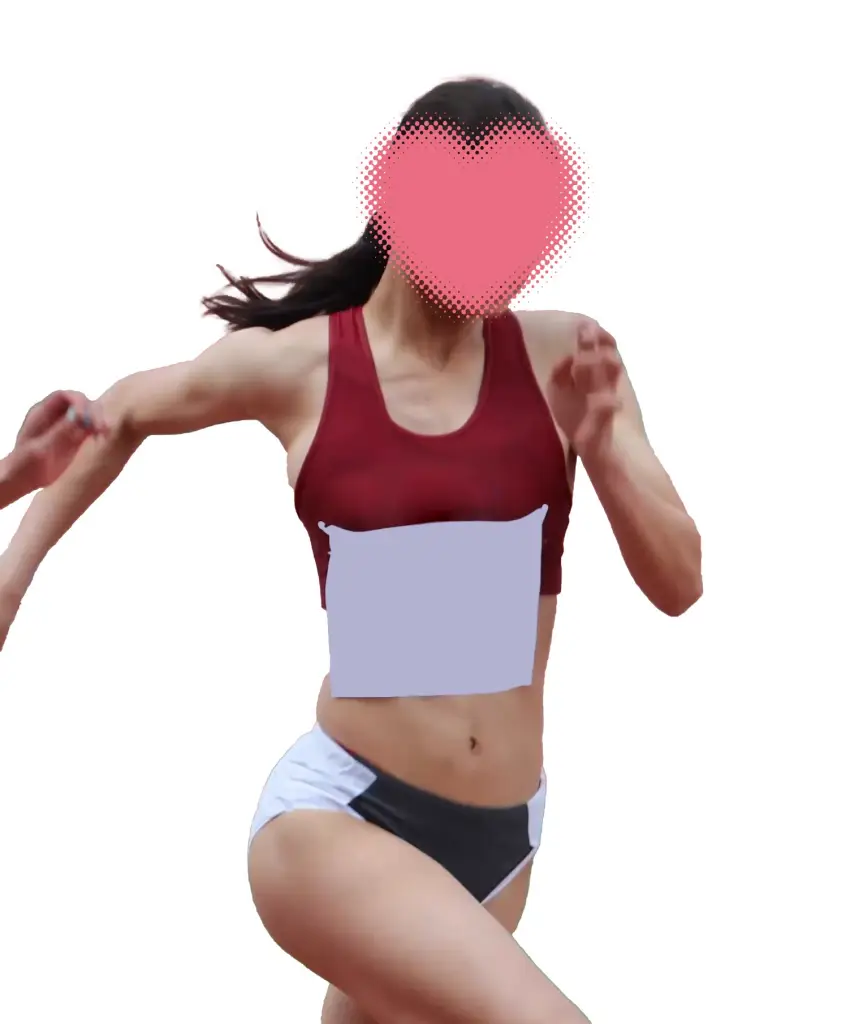 【AIリマスター】AIR_0421_03 大きめスパッツだった有名美人選手がブルマになったらフロント部分のシワシワがうまく隠せて 画像つき詳細レビュー