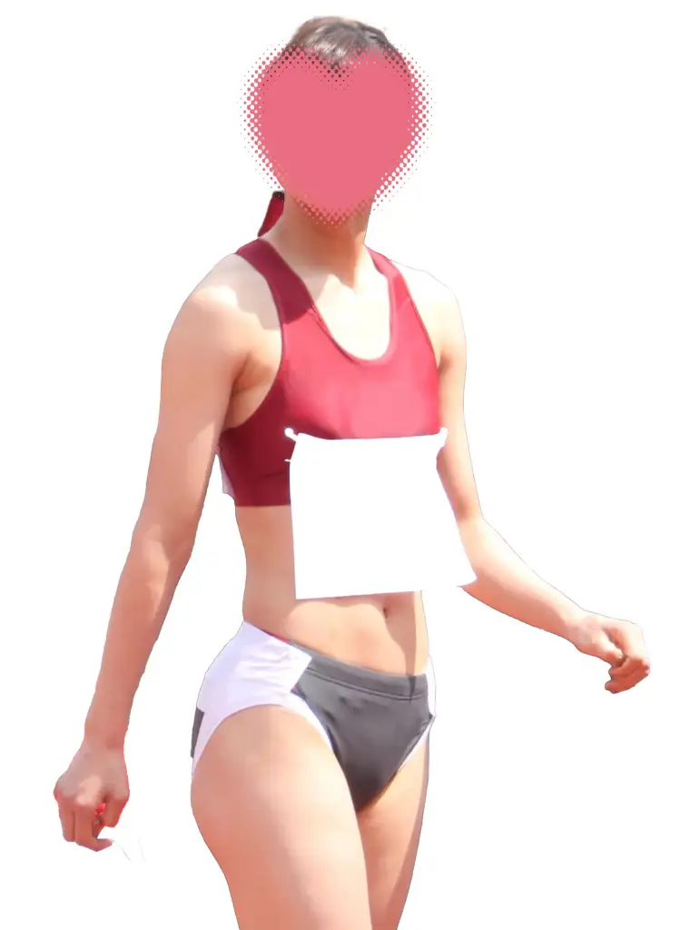 【AIリマスター】AIR_0421_03 大きめスパッツだった有名美人選手がブルマになったらフロント部分のシワシワがうまく隠せて 画像つき詳細レビュー