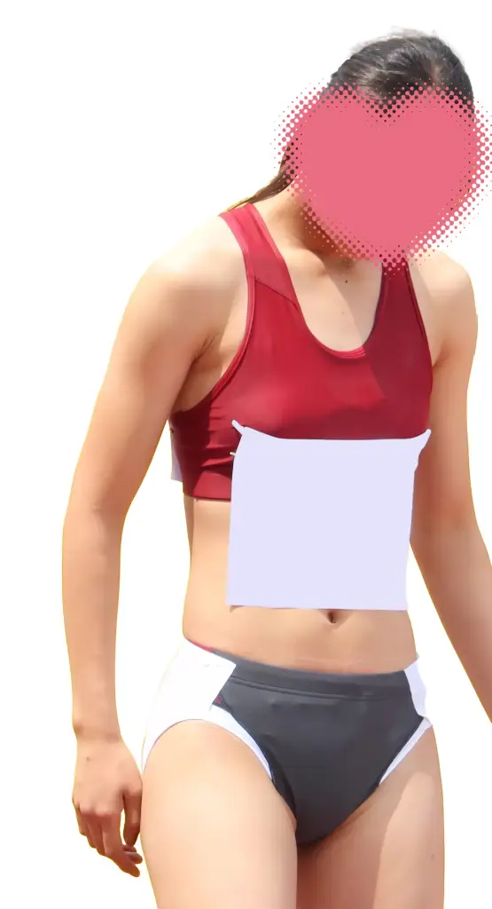 【AIリマスター】AIR_0421_03 大きめスパッツだった有名美人選手がブルマになったらフロント部分のシワシワがうまく隠せて 画像つき詳細レビュー