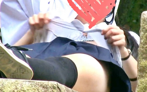 座りっ娘042　お祭りに来ていたJ〇ちゃん：予備軍のすわりっ娘