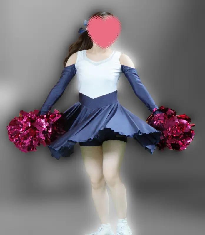 チア#249 たっぷり！紺白チア 前編 画像つき詳細レビュー