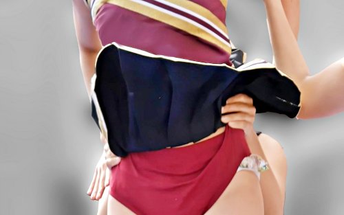 祭りだチア vol.120 【4K】 大興奮！フリル付き！ハミPしまくり！？目のやり場に困ります JDチアリーディング：メロン