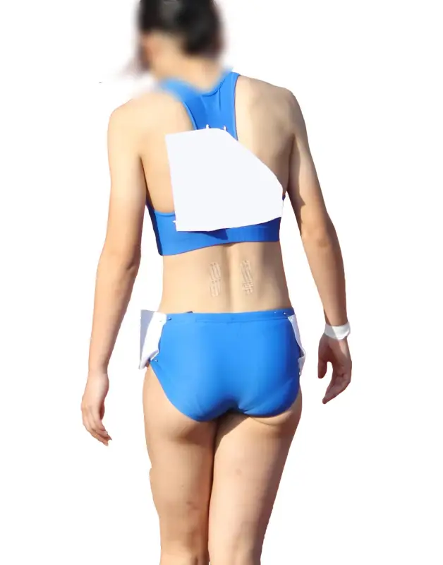 【AIリマスター】air_0484_01 リレーで気合いが入りすぎ！？青色ブルマがピチピチしすぎてωが浮き出てしまった選手 画像つき詳細レビュー