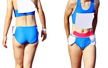 【AIリマスター】air_0484_01 リレーで気合いが入りすぎ！？青色ブルマがピチピチしすぎてωが浮き出てしまった選手