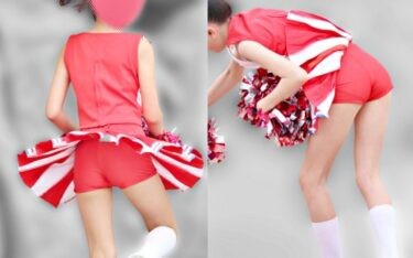 チア34【静止画390枚+4K動画、純朴美少女他】：カメコ屋