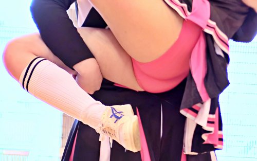 祭りだチア vol.122 生足！桃色アンスコで可愛さ、興奮度マシマシ！JDチアダンス：メロン