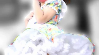 祭りだダンス vol.4 【4K】 アイドルダンスのお嬢さん まさかまさかの水色パ〇ツ!!! 画像つき詳細レビュー