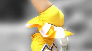 祭りだチア vol.114 【4K】 黄色アンスコ最強!駆け足する姿が可愛すぎてキュンです!Kバトン 画像つき詳細レビュー