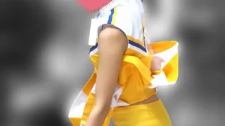 祭りだチア vol.114 【4K】 黄色アンスコ最強!駆け足する姿が可愛すぎてキュンです!Kバトン 画像つき詳細レビュー