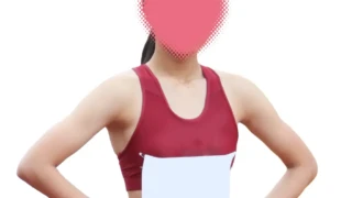 【AIリマスター】AIR_0421_03 大きめスパッツだった有名美人選手がブルマになったらフロント部分のシワシワがうまく隠せて 画像つき詳細レビュー