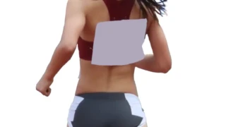 【AIリマスター】AIR_0421_03 大きめスパッツだった有名美人選手がブルマになったらフロント部分のシワシワがうまく隠せて 画像つき詳細レビュー